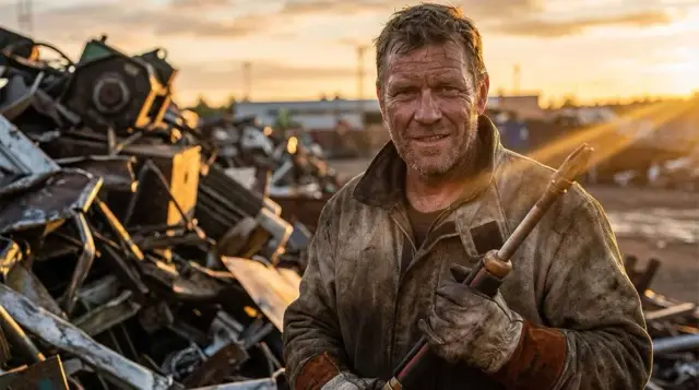 Polttoleikkaaja työntekijä muotokuva